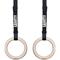 Los mejores  - Gravity Fitness Anillos de gimnasia de madera